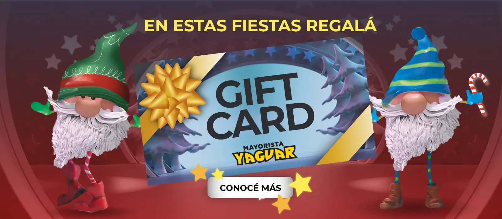 En estas fiestas regalá Gift Card Yaguar